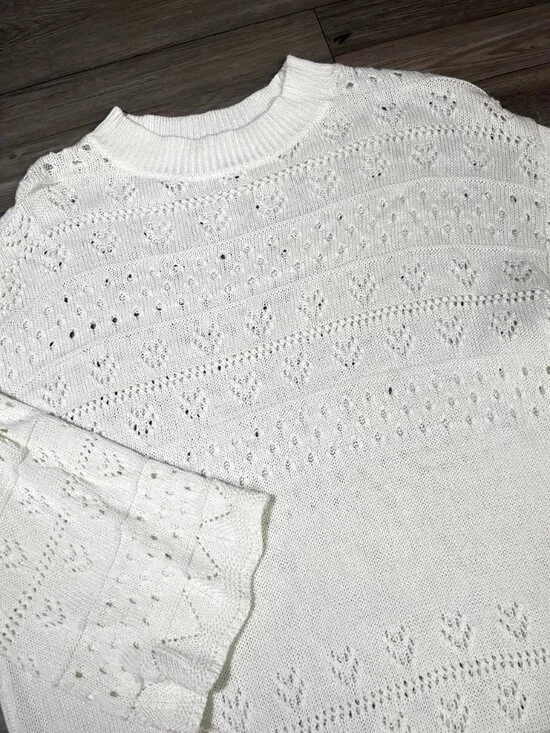 White Knit Dress - Picture 3 of 3